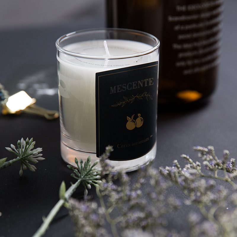 M&Scent เทียนไขถั่วเหลืองสำหรับตกแต่งนวดตามคำสั่ง