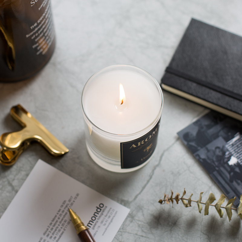 M&Scent เทียนไขถั่วเหลืองสำหรับตกแต่งนวดตามคำสั่ง