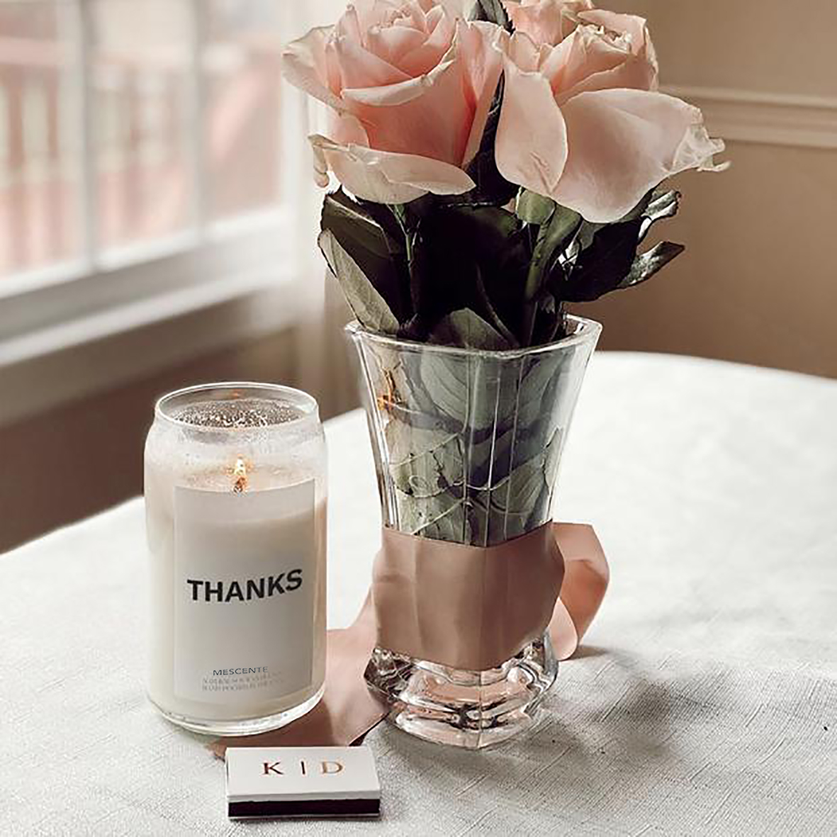 M&Scent เทียนเซรามิคมิลค์กี้สำหรับ Woodwick ออร์แกนิกเทียน