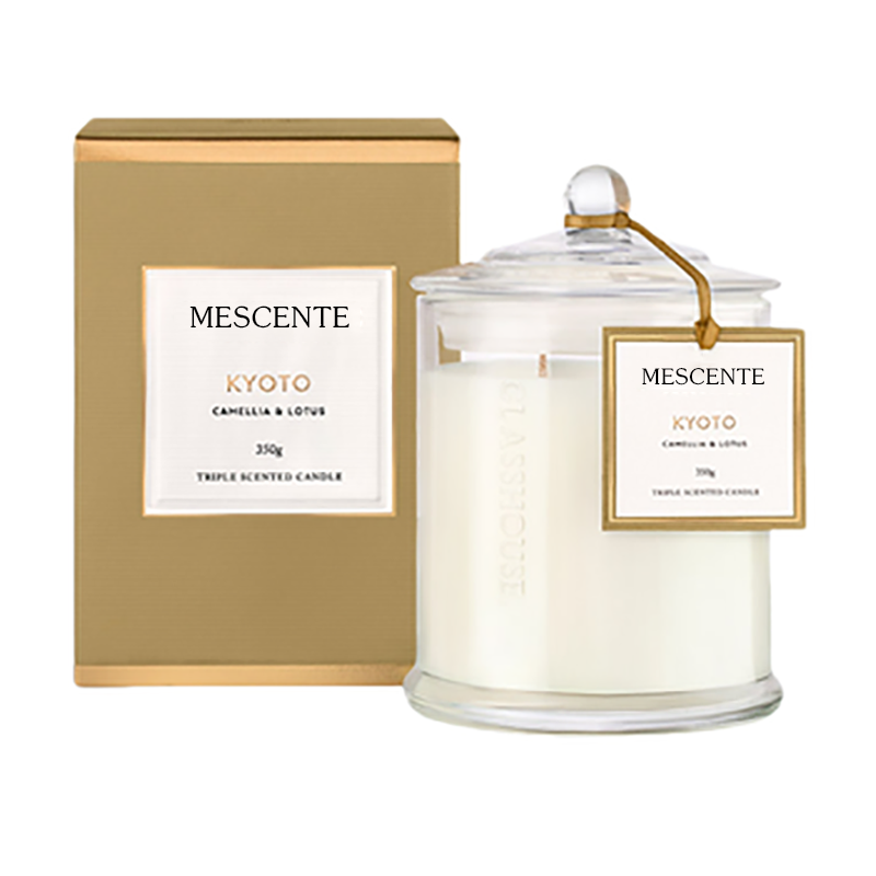 M&Scent ตัวอย่างฉลากส่วนตัวของคริสต์มาสขวดทรงโดมเทียนหอมถั่วเหลืองพร้อมฝาปิด