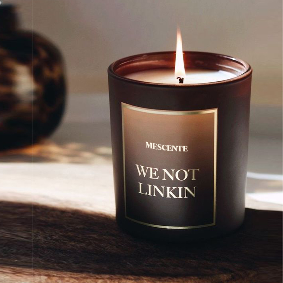M&Scent ให้สิทธิพิเศษเพิ่มเติมเพิ่มเติมพร้อมระบบควบคุมส่วนตัว คริสต์มาส Kerzen กลิ่นหอมของถั่วเหลืองพร้อมฝาปิด