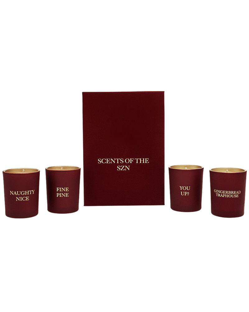 M&Scent ชุดเทียนหอมของขวัญตกแต่งบ้าน 4 ชิ้น
