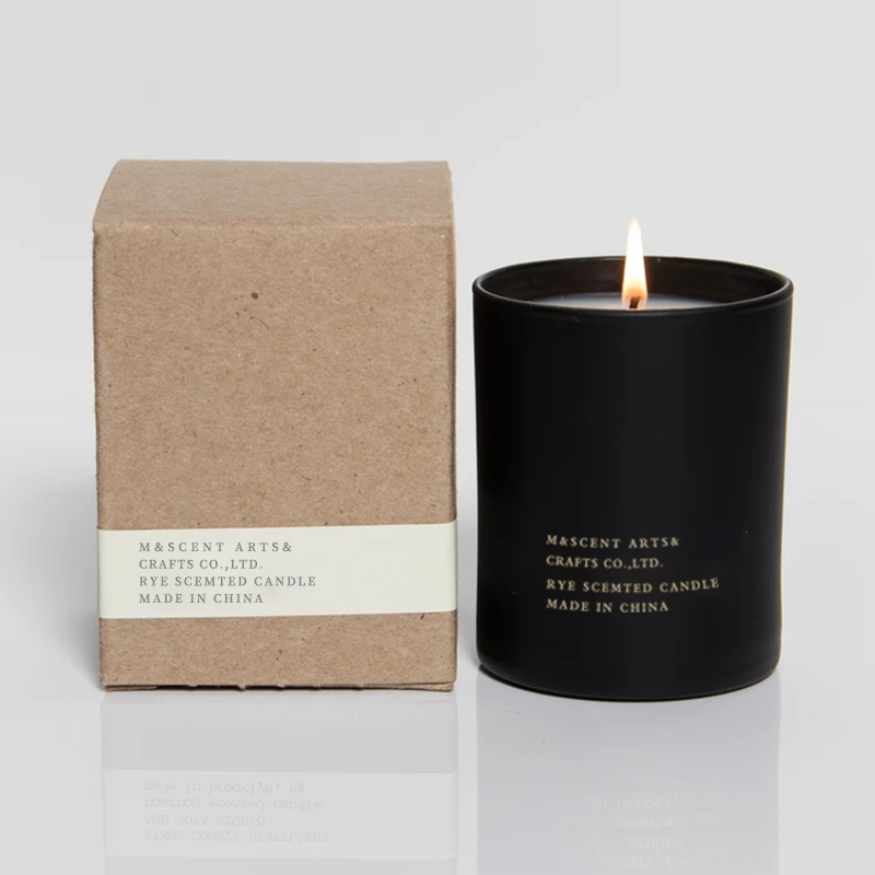 M&Scent สิทธิพิเศษฉลากส่วนตัวราคาถูกในไส้ตะเกียงไม้สีขาวขนาดใหญ่