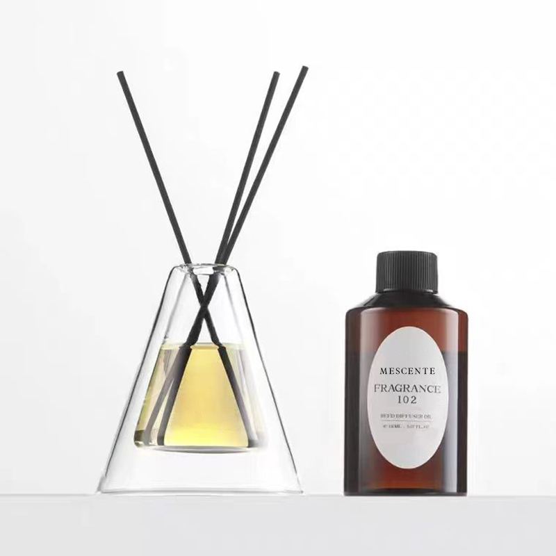 เครื่องเล็กๆ ขนาดใหญ่ Hex Essenza สีขาว Frosted Extra Air Aroma Reed Diffuser น้ำหอมบ้าน, Reed Diffusers