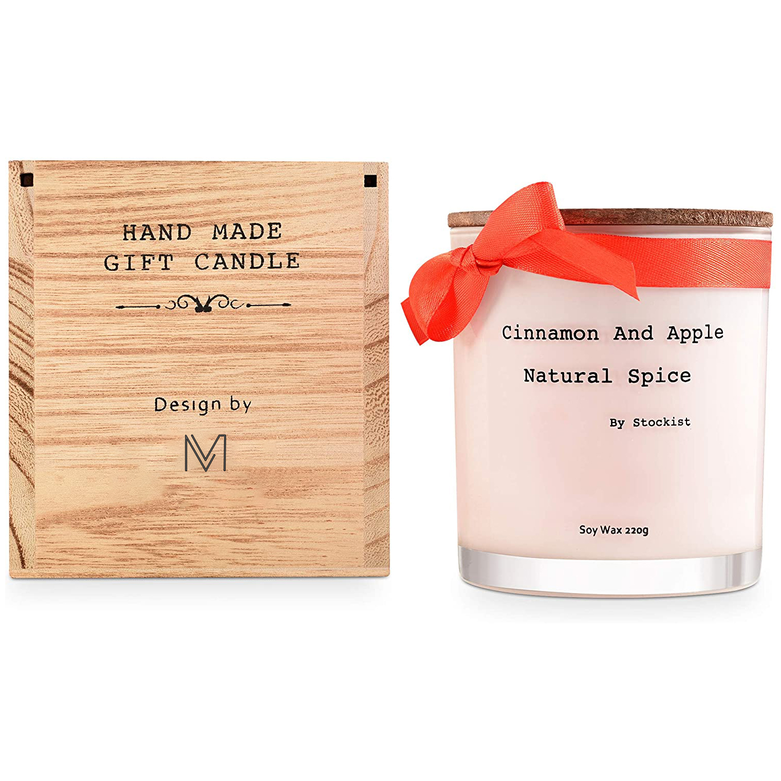 M&Scent ให้กำลังใจขวดเซรามิคฉลากส่วนตัวชุดเทียนหอมอุ่นพร้อมฝาปิดบริเวณนั้น