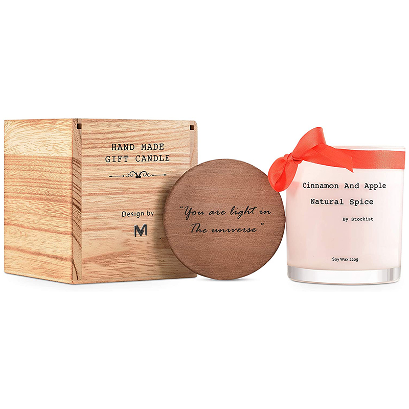 M&Scent ให้กำลังใจขวดเซรามิคฉลากส่วนตัวชุดเทียนหอมอุ่นพร้อมฝาปิดบริเวณนั้น