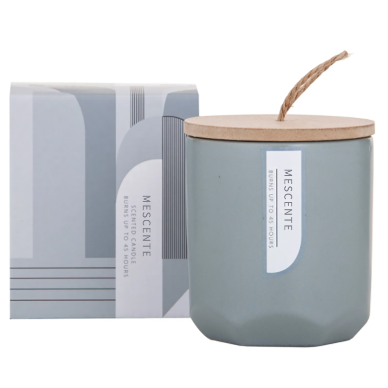 M&Scent ประสิทธิภาพตามสั่งสร้างเทียนหอมถั่วเหลืองไส้ตะเกียงไม้ในลำไส้