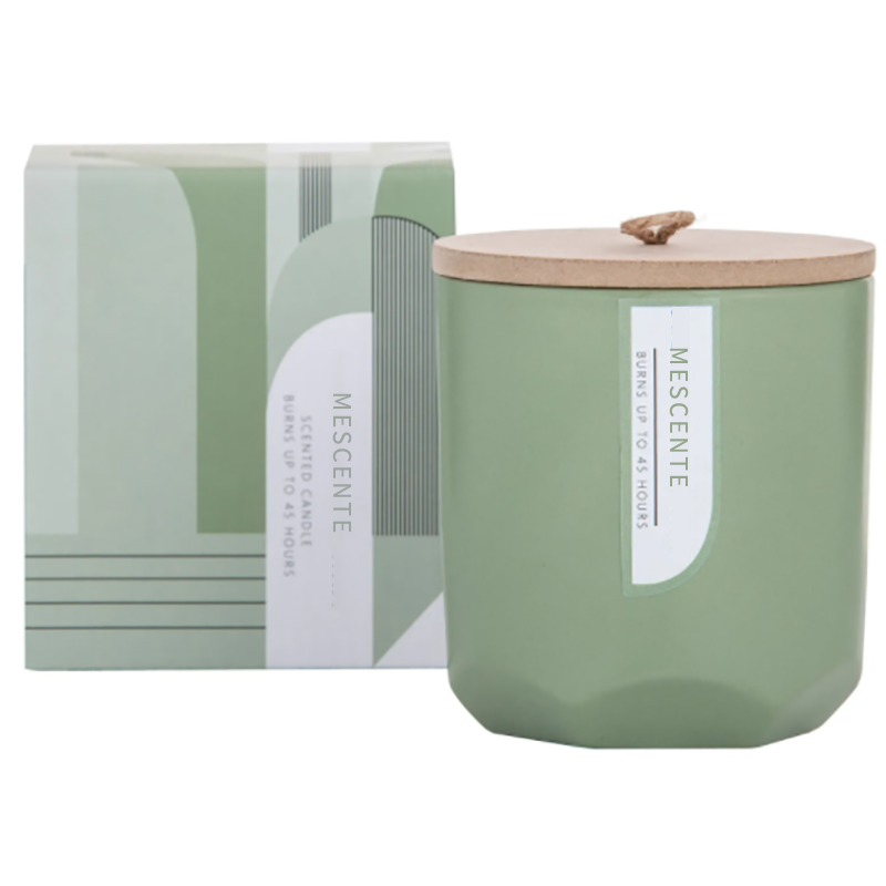 M&Scent ประสิทธิภาพตามสั่งสร้างเทียนหอมถั่วเหลืองไส้ตะเกียงไม้ในลำไส้