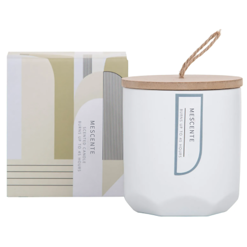 M&Scent ประสิทธิภาพตามสั่งสร้างเทียนหอมถั่วเหลืองไส้ตะเกียงไม้ในลำไส้