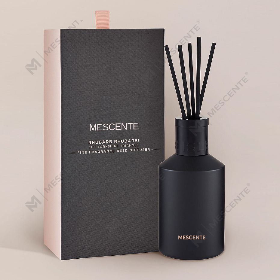 ตกแต่ง Oem พิมพ์กล่อง 20ml สแควร์เซรามิค Vranjes ไม้ Cap House น้ำหอม Aroma Reed Diffuser Oil