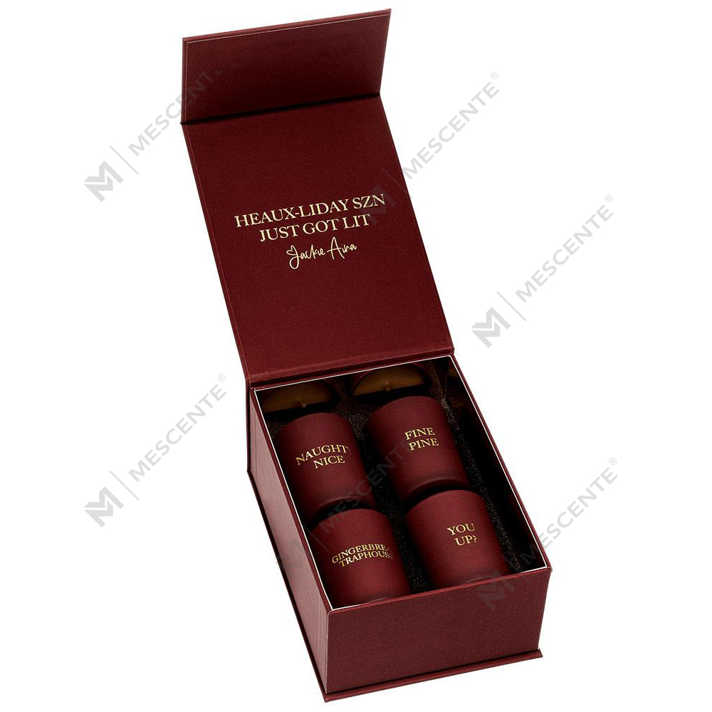 M&Scent ชุดของขวัญเทียนหอมตกแต่งบ้านสุดหรู 4 ชิ้น