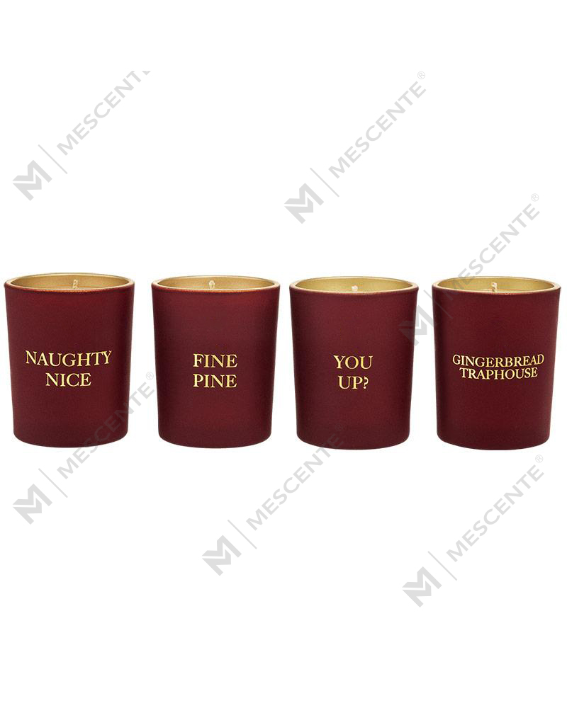 M&Scent ชุดของขวัญเทียนหอมตกแต่งบ้านสุดหรู 4 ชิ้น