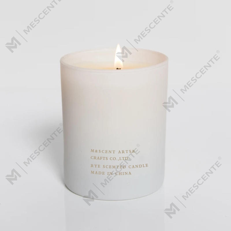 M&Scent ขายส่งฉลากส่วนตัวราคาถูกเทียนน้ำมันหอมระเหยไส้ตะเกียงไม้สีขาวขนาดใหญ่