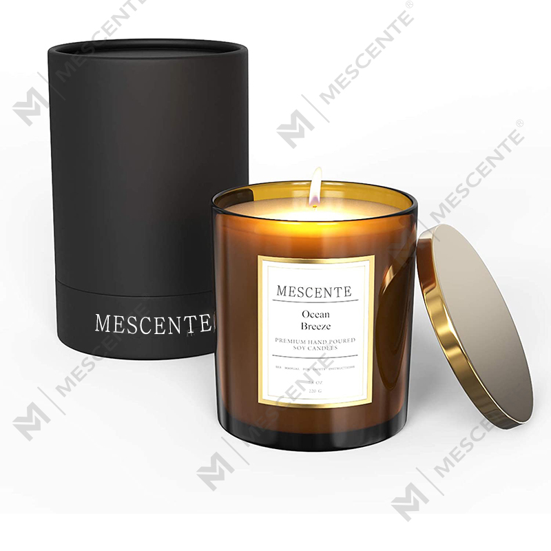 M&Scent ขายส่งจำนวนมากสั่งซื้อหรูหราที่กำหนดเองฉลากส่วนตัวเทียนหอมขี้ผึ้งถั่วเหลืองชุดของขวัญ