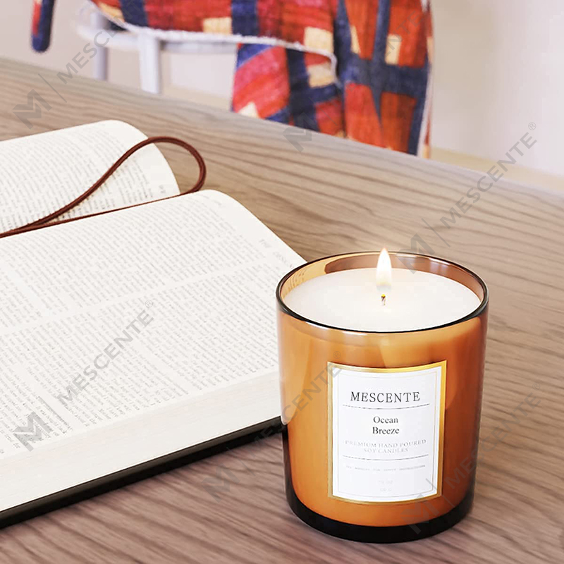 M&Scent ขายส่งจำนวนมากสั่งซื้อหรูหราที่กำหนดเองฉลากส่วนตัวเทียนหอมขี้ผึ้งถั่วเหลืองชุดของขวัญ