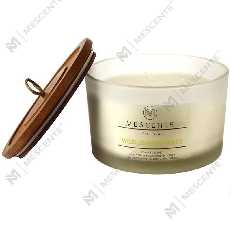 M&Scent ผู้ถือแก้วฉลากส่วนตัวแบบกำหนดเองขายส่งเทียนหอมพร้อมคริสตัลจำนวนมาก