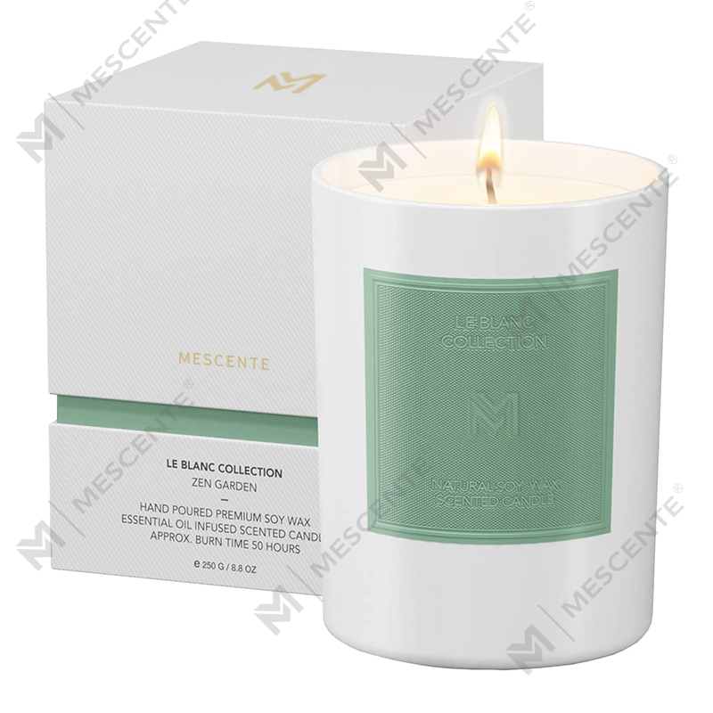 M&Scent ขายส่งขวดแก้วสีดำหรูหราแบบกำหนดเองชุดเทียนขี้ผึ้งถั่วเหลืองอโรมาคริสต์มาส