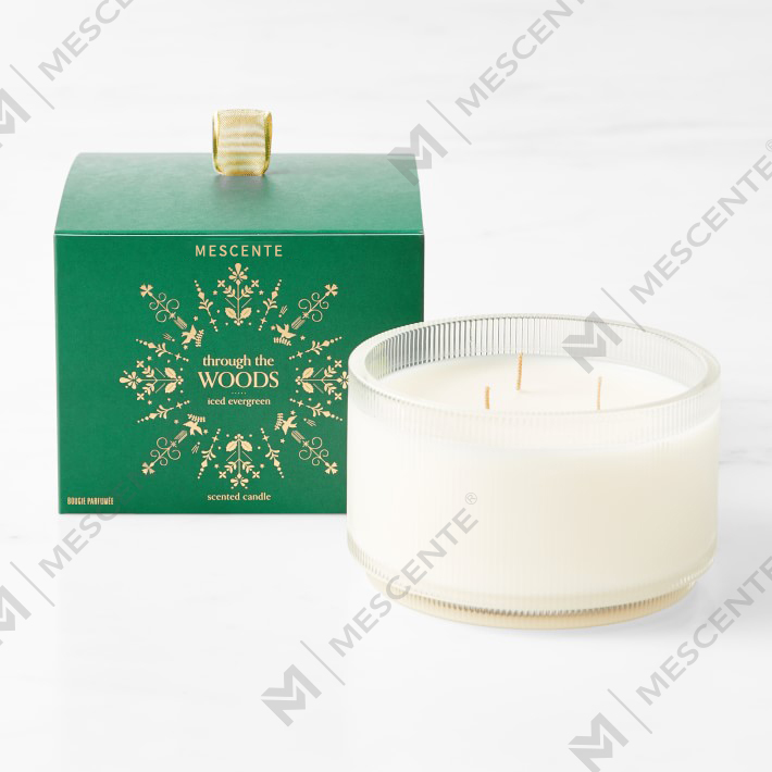 M&Scent Custom Made Logo เทียนหอมถั่วเหลืองออร์แกนิคความชัดเจนแบบโฮมเมดฉลากส่วนตัวในขวดแก้ว