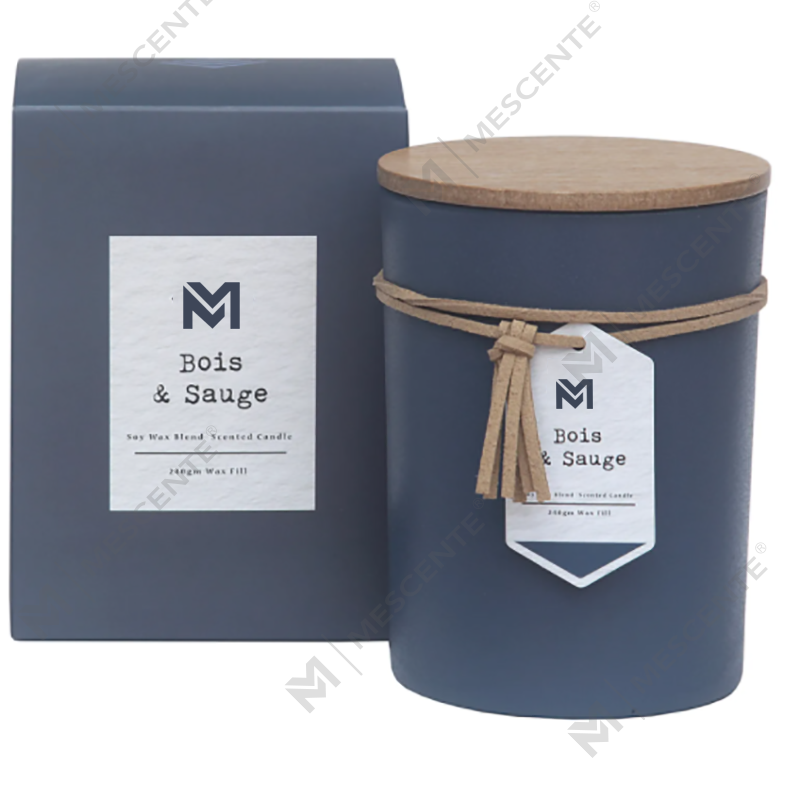 M&S กลิ่นขายส่งฉลากส่วนตัวฝาไม้กลิ่นอโรมาเธอราพีชุดของขวัญเทียนขี้ผึ้งถั่วเหลืองในขวดแก้ว