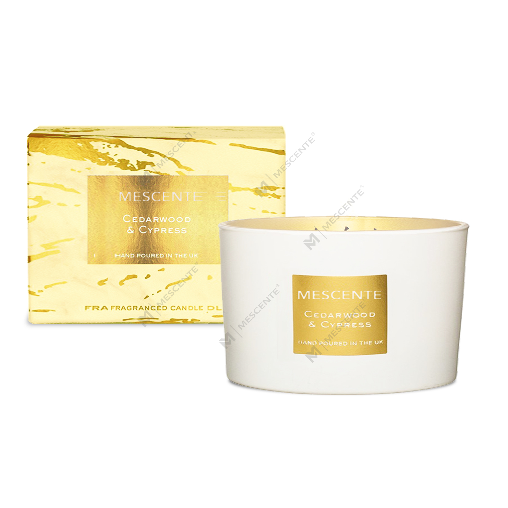M&Scent ขายส่งชุดของขวัญเทียนหอมอโรมาเทอราพี 3 ไส้ตะเกียง