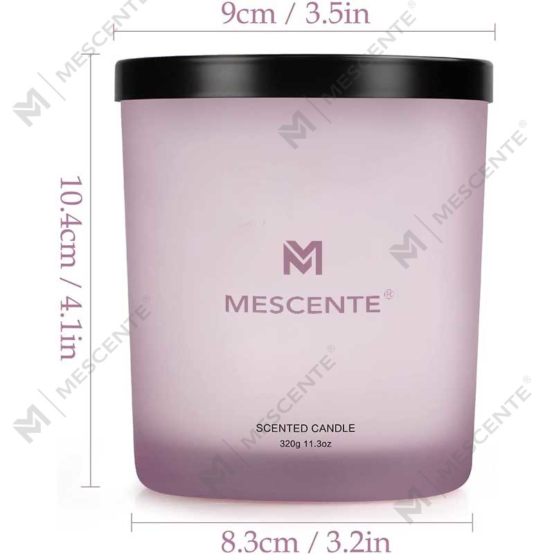 M&Scent ขายส่งที่กำหนดเองหรูหราที่ขายดีที่สุดฉลากส่วนตัวไส้ตะเกียงลาเวนเดอร์เทียนหอมขี้ผึ้งถั่วเหลือง