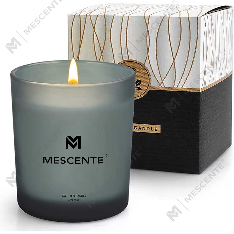 M&Scent ขายส่งที่กำหนดเองหรูหราที่ขายดีที่สุดฉลากส่วนตัวไส้ตะเกียงลาเวนเดอร์เทียนหอมขี้ผึ้งถั่วเหลือง