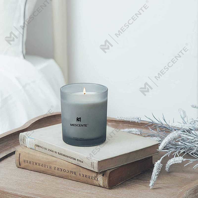 M&Scent ขายส่งที่กำหนดเองหรูหราที่ขายดีที่สุดฉลากส่วนตัวไส้ตะเกียงลาเวนเดอร์เทียนหอมขี้ผึ้งถั่วเหลือง