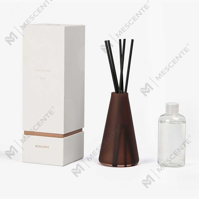 ขายส่ง Oem 200ml กล่องบรรจุภัณฑ์หรูหราหวาย Sticks ชุดของขวัญ Aroma Reed Diffuser