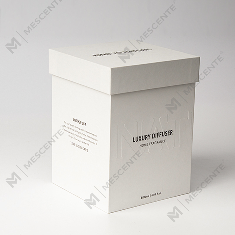 M&Scent ขวดสี่เหลี่ยมขนาดใหญ่ แท่งหวายใหญ่ ไม้กระจายกลิ่นอโรมาเทอราพีเหลว พร้อมจุกปิด