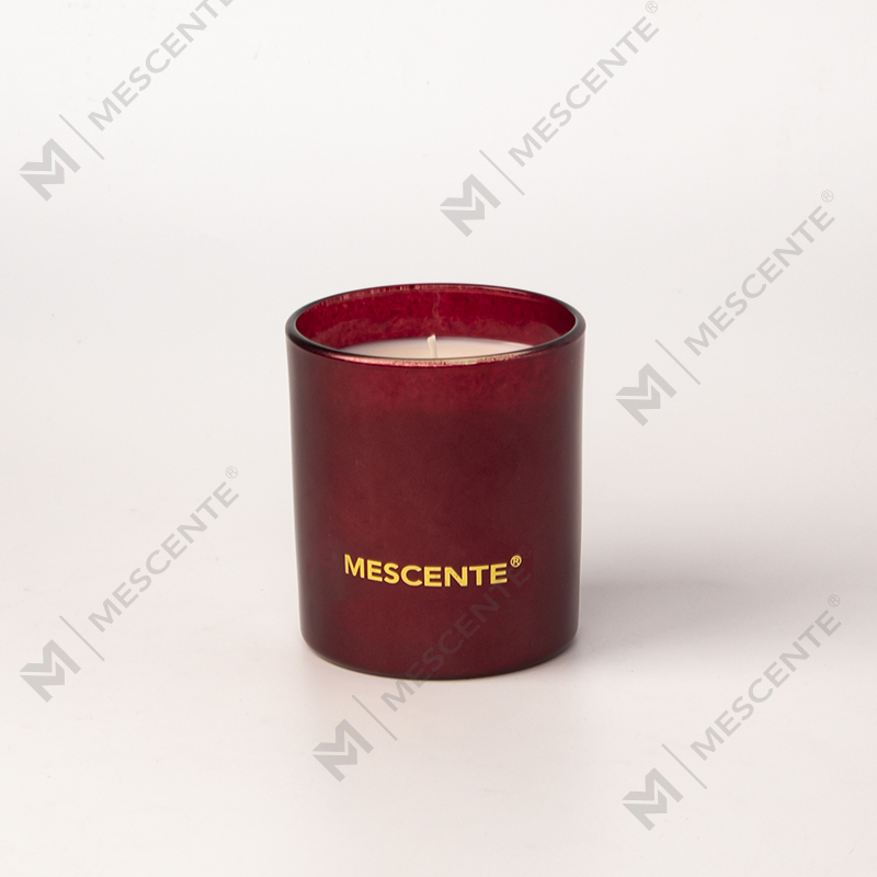 M&Scent ฉลากส่วนตัวขวดเทียนคริสต์มาสสีดำ เทียนหอมอโรมาเธอราพี