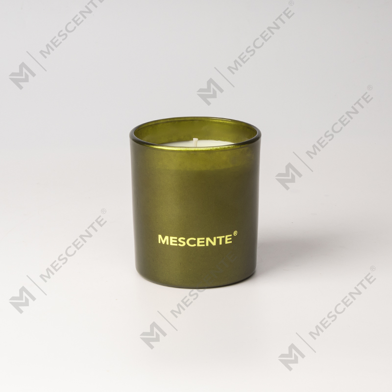 M&Scent ฉลากส่วนตัวขวดเทียนคริสต์มาสสีดำ เทียนหอมอโรมาเธอราพี