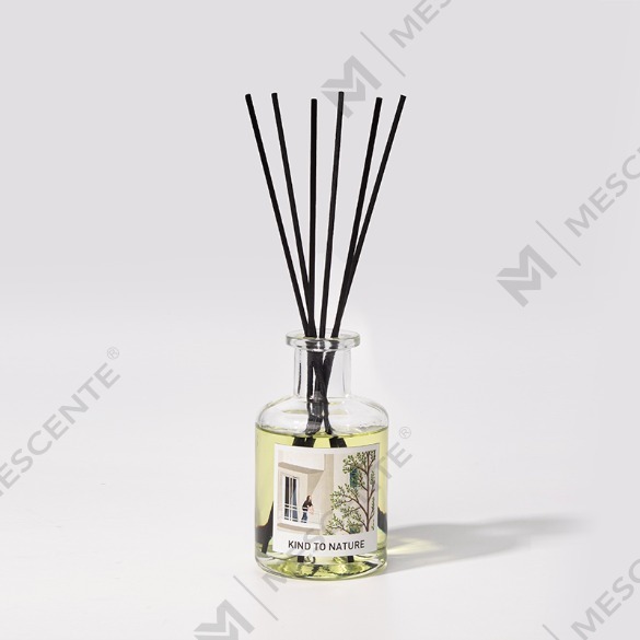 M&Scent Luxury 200 มล. ขวดสีขาวแบบกำหนดเองไม้กระจายกลิ่นกกพร้อมกล่อง