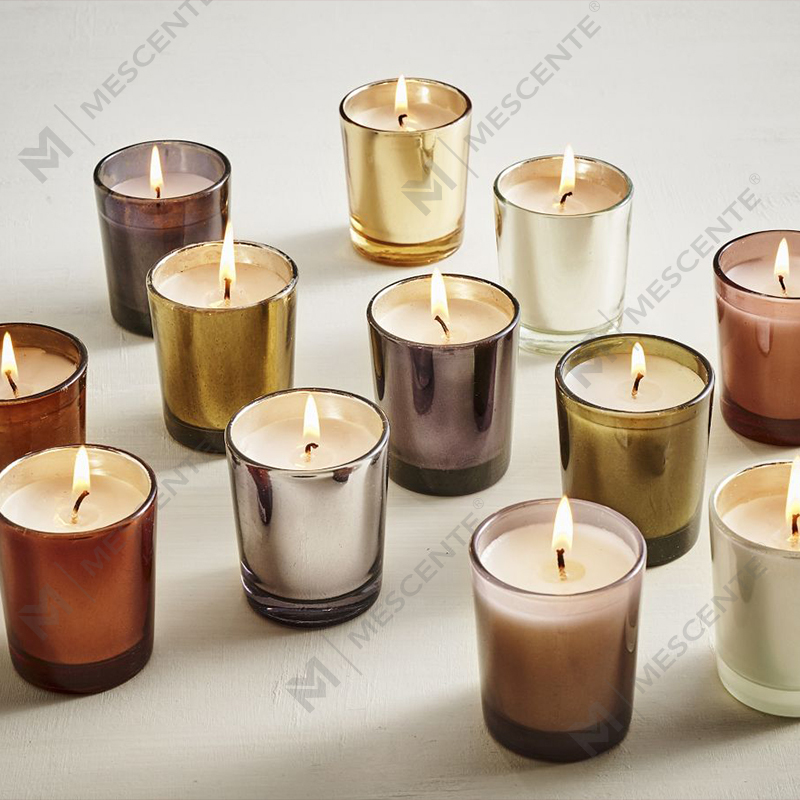 M&Scent Luxury Custom Jar น้ำหอมสำหรับบ้านคริสต์มาสเทียนขี้ผึ้งถั่วเหลืองพร้อมฝาปิด