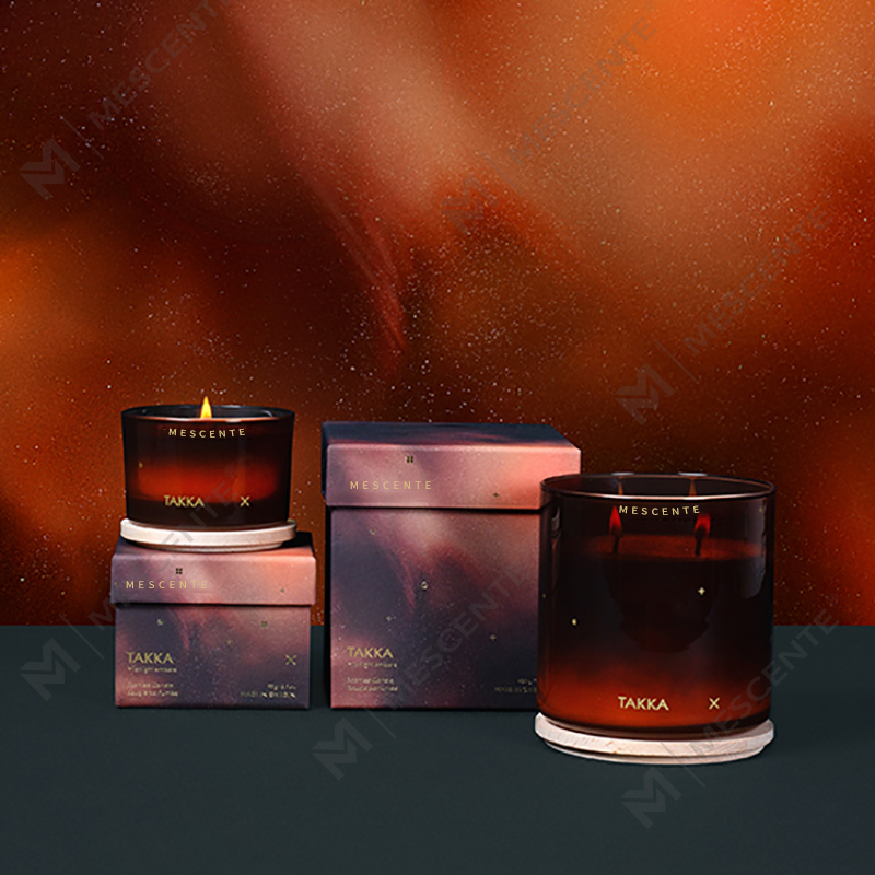 M&Scent หรูหราทำเองคริสต์มาสเทียนหอมขี้ผึ้งถั่วเหลืองตกแต่งพร้อมกล่องของขวัญ