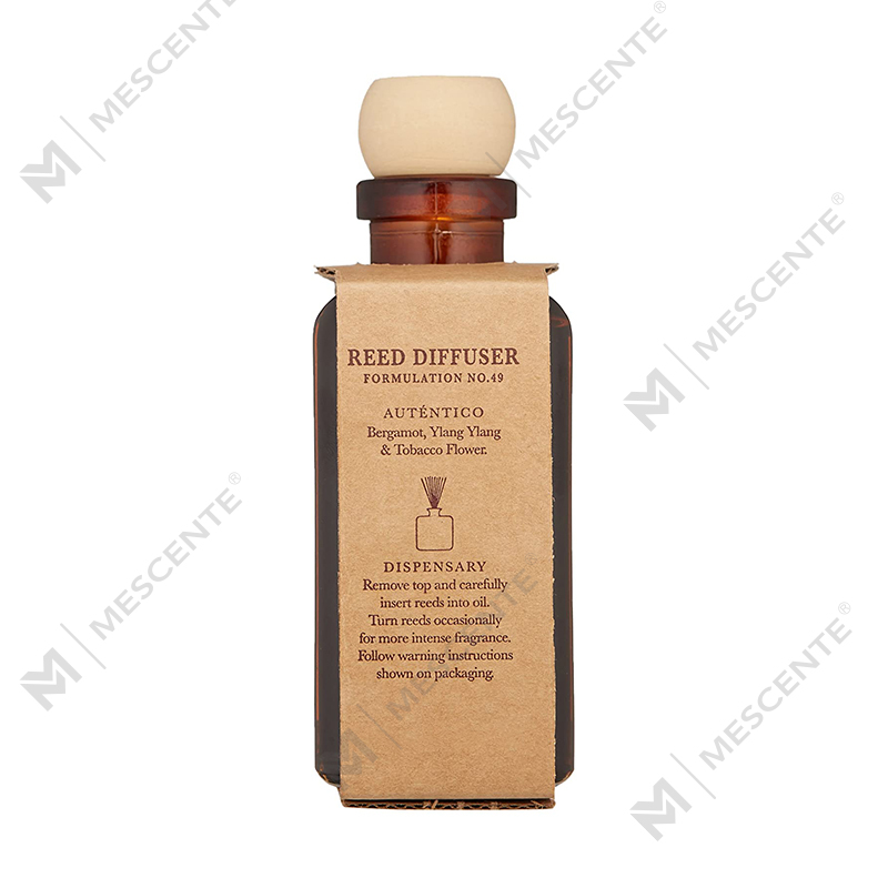 M&Scent หรูหราที่กำหนดเองขนาดใหญ่ Rose Gold ขวดแก้วดอกไม้ฉลากส่วนตัว Liquid Reed Diffuser พร้อมกล่องของขวัญ