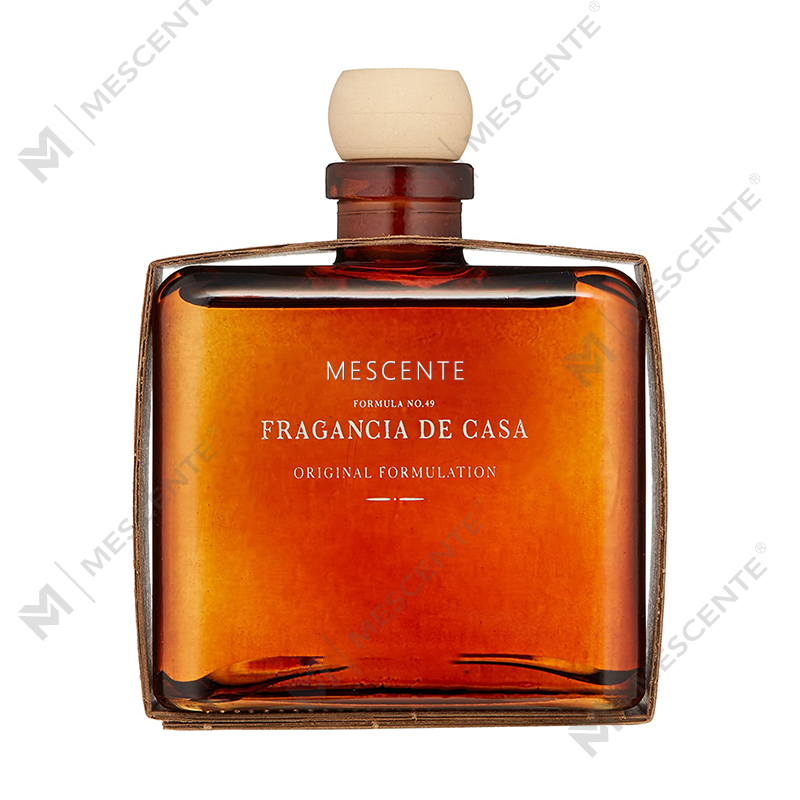 M&Scent หรูหราที่กำหนดเองขนาดใหญ่ Rose Gold ขวดแก้วดอกไม้ฉลากส่วนตัว Liquid Reed Diffuser พร้อมกล่องของขวัญ