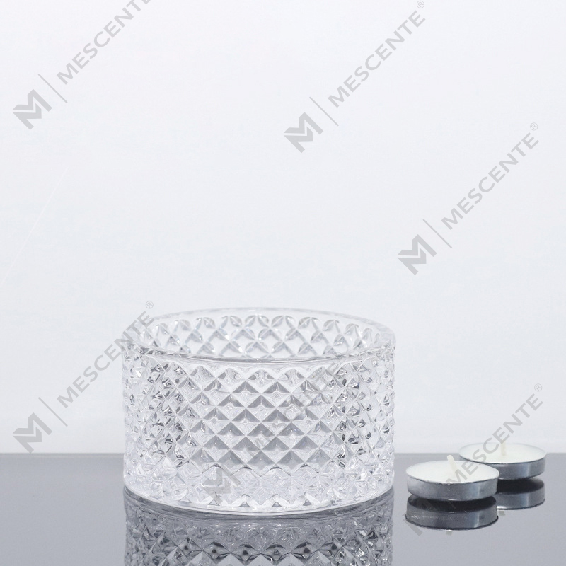 M&Scent โถเทียนสีชมพูไส้ตะเกียงขนาดใหญ่ 3 ไส้พร้อมฝาปิดจำนวนมาก โถเทียนเซรามิกสำหรับทำเทียน