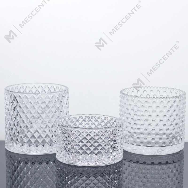 M&Scent โถเทียนสีชมพูไส้ตะเกียงขนาดใหญ่ 3 ไส้พร้อมฝาปิดจำนวนมาก โถเทียนเซรามิกสำหรับทำเทียน