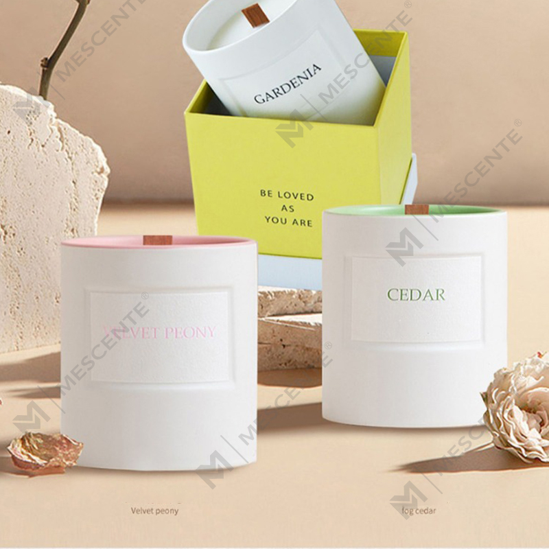 M&Scent ขายส่งขวดแก้วน้ำหอมสำหรับบ้านสุดหรูแบบกำหนดเองเทียนขี้ผึ้งถั่วเหลือง