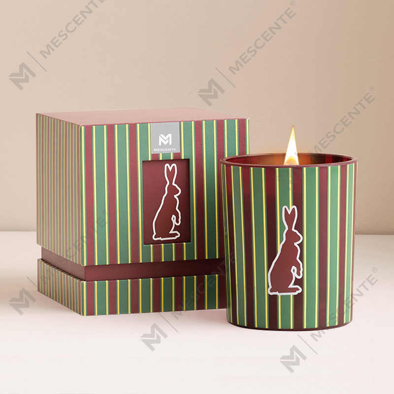 M&Scent ขายส่งขวดแก้วน้ำหอมบ้านหรูแบบกำหนดเองเทียนขี้ผึ้งถั่วเหลือง