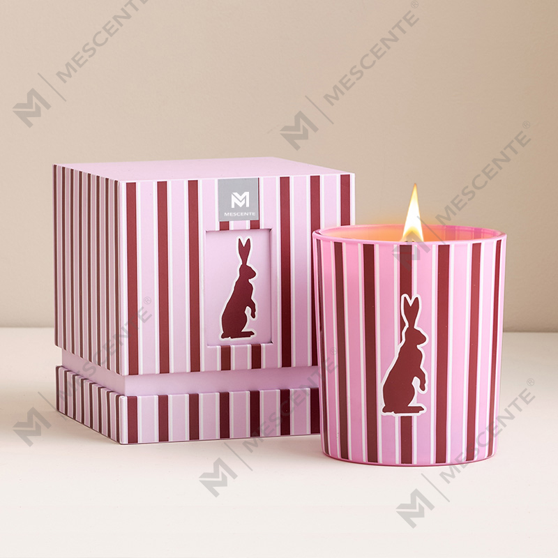 M&Scent ขายส่งขวดแก้วน้ำหอมบ้านหรูแบบกำหนดเองเทียนขี้ผึ้งถั่วเหลือง