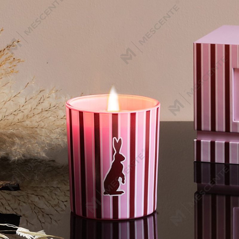 M&Scent ขายส่งขวดแก้วน้ำหอมบ้านหรูแบบกำหนดเองเทียนขี้ผึ้งถั่วเหลือง