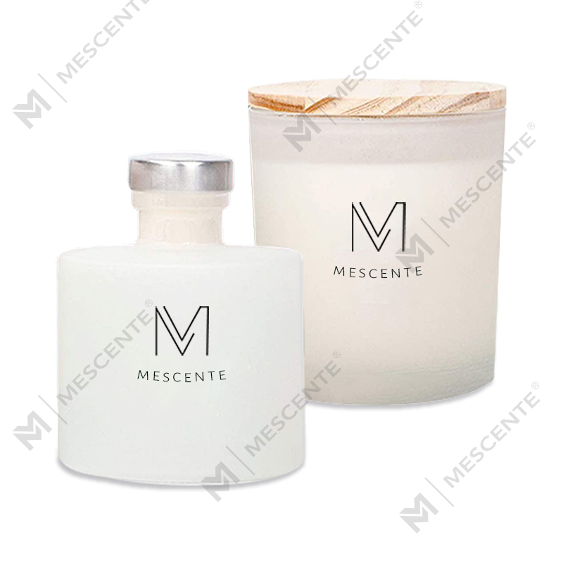M&Scent หรูหราส่วนบุคคลฉลากส่วนตัวตกแต่งฤดูใบไม้ร่วงกลิ่นหอมอโรมาเทียนถั่วเหลืองชุดของขวัญไม้หอมกระจายกลิ่น