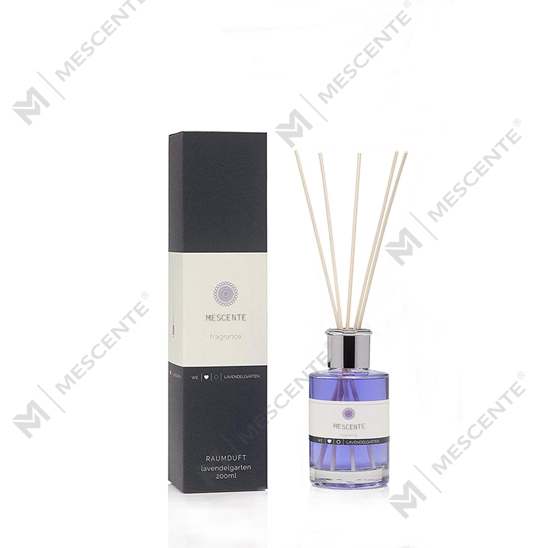 M&Scent หรูหราที่กำหนดเองขวดขนาดใหญ่ดอกไม้ฉลากส่วนตัวไม้กระจายกกของเหลวพร้อมกล่องของขวัญ