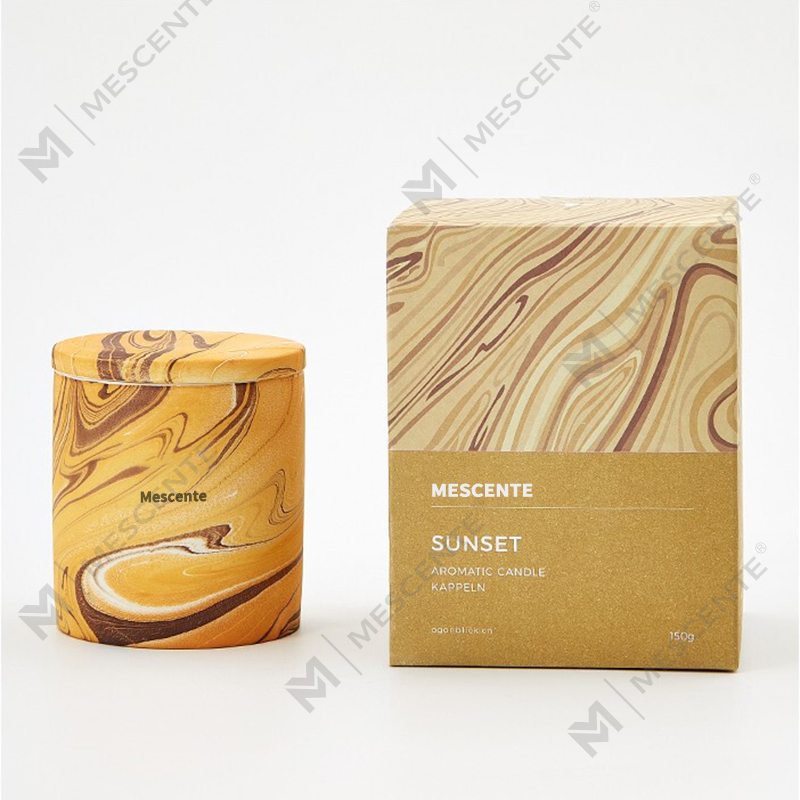 M&Scent ขายส่งราคาถูกที่กำหนดเองหรูหราฉลากส่วนตัวเสาหอมขี้ผึ้งถั่วเหลืองเทียนไม้ไส้ตะเกียงอโรมา