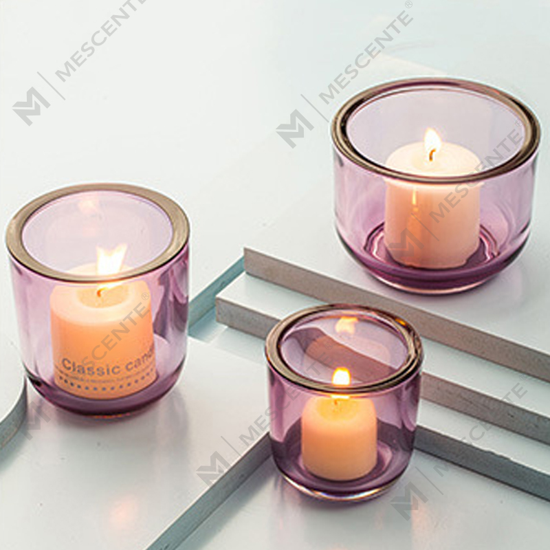 แก้วคริสตัลตกแต่ง M&Scent Deluxe เชิงเทียนเป็นกลุ่ม