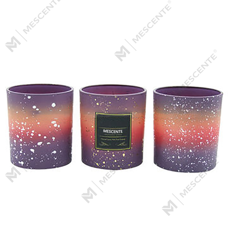 M&Scent ขายส่งขวดเทียนฝ้าเปล่าแบบกำหนดเองสำหรับทำเทียนพร้อมฝาปิด
