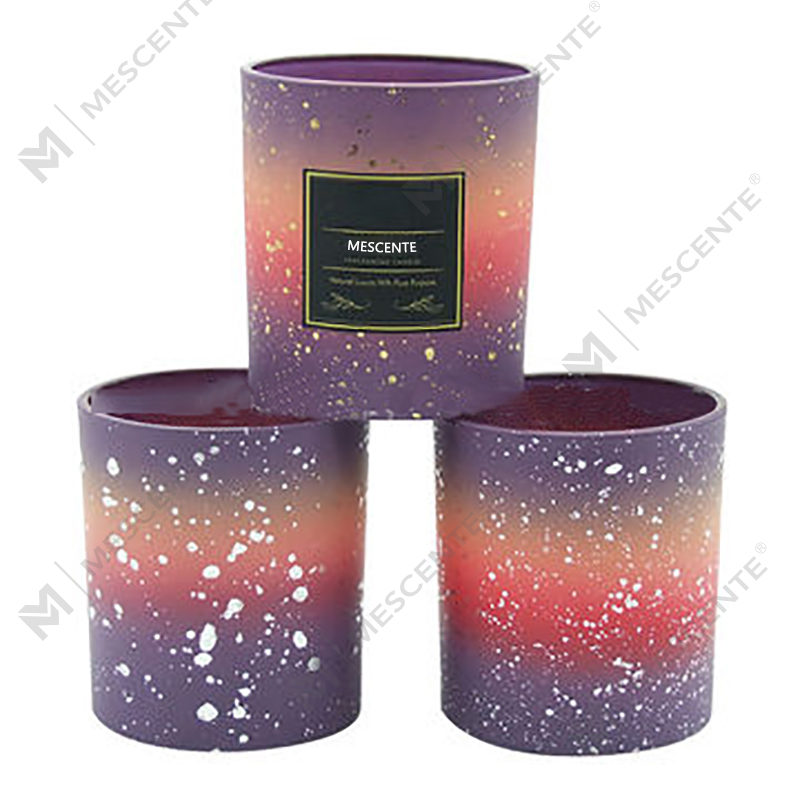 M&Scent ขายส่งขวดเทียนฝ้าเปล่าแบบกำหนดเองสำหรับทำเทียนพร้อมฝาปิด
