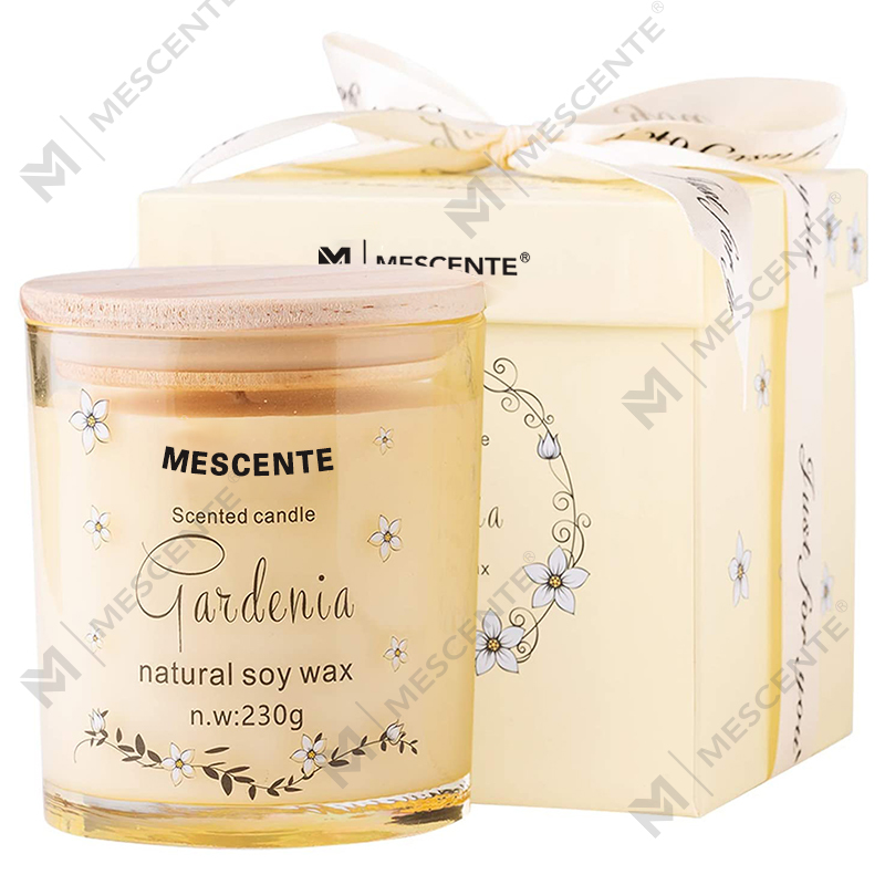 M&Scent ที่วางแก้วหรูหราแฮนด์เมดจิตวิญญาณเซรามิกเสาเทียนหอมวานิลลาพร้อมคริสตัล