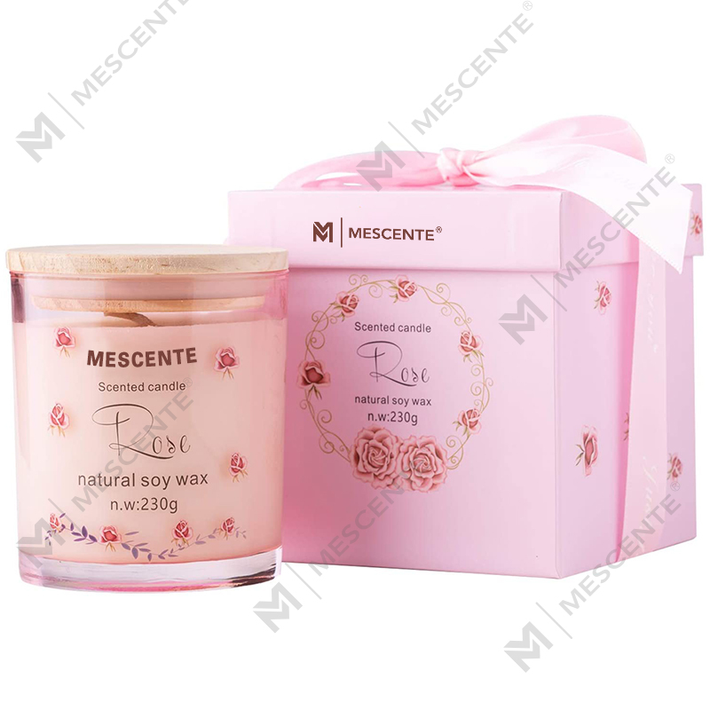 M&Scent ที่วางแก้วหรูหราแฮนด์เมดจิตวิญญาณเซรามิกเสาเทียนหอมวานิลลาพร้อมคริสตัล